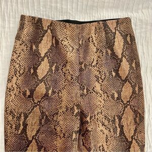 Zara Snakeskin Leggings